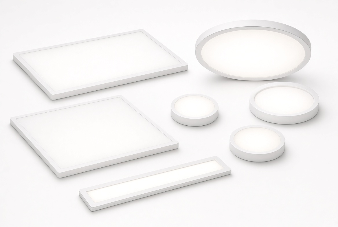 Panel and ceiling lights